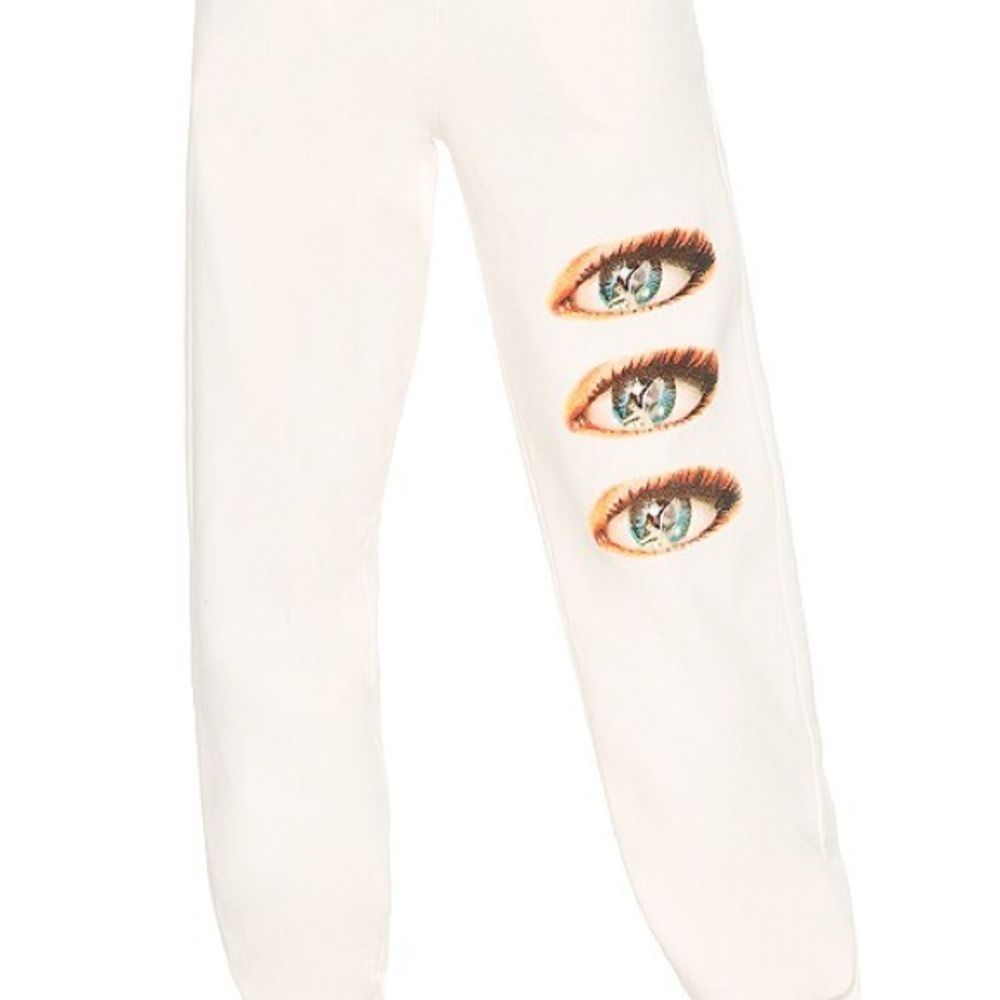 Boys Lie Cream Sweatpants with Eye Graphic